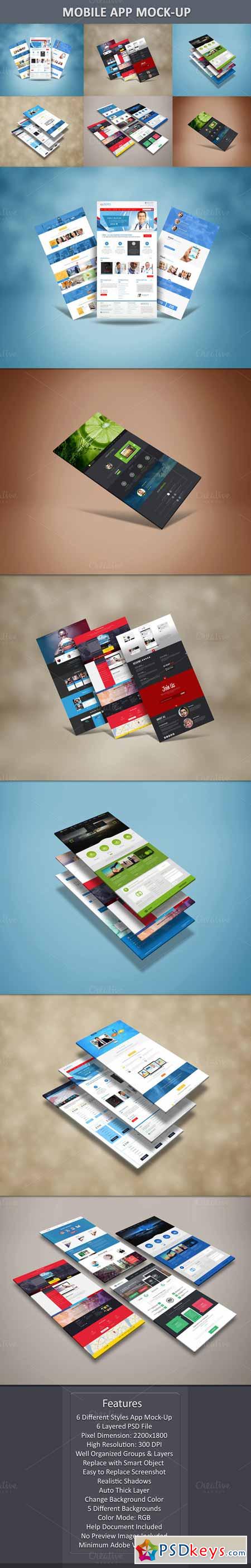 Mobile App Mock-up 251332