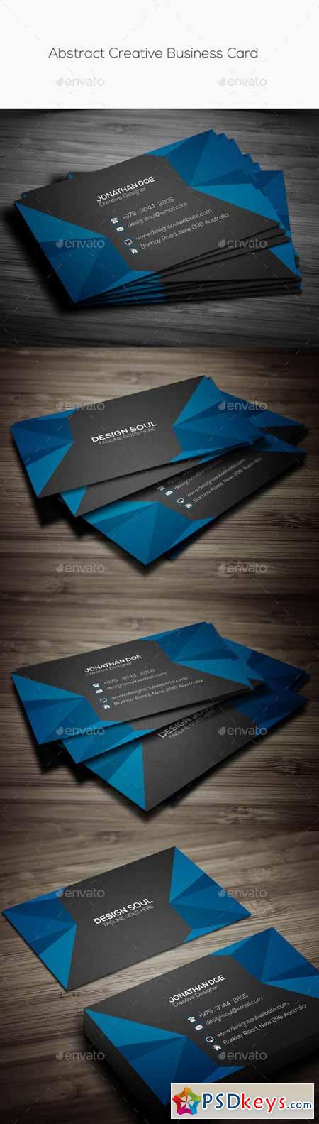 Abstract Creative Business Card 11252965
