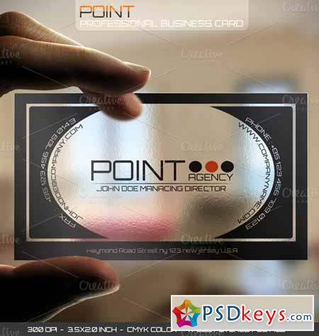 Point Plastic Card 8535