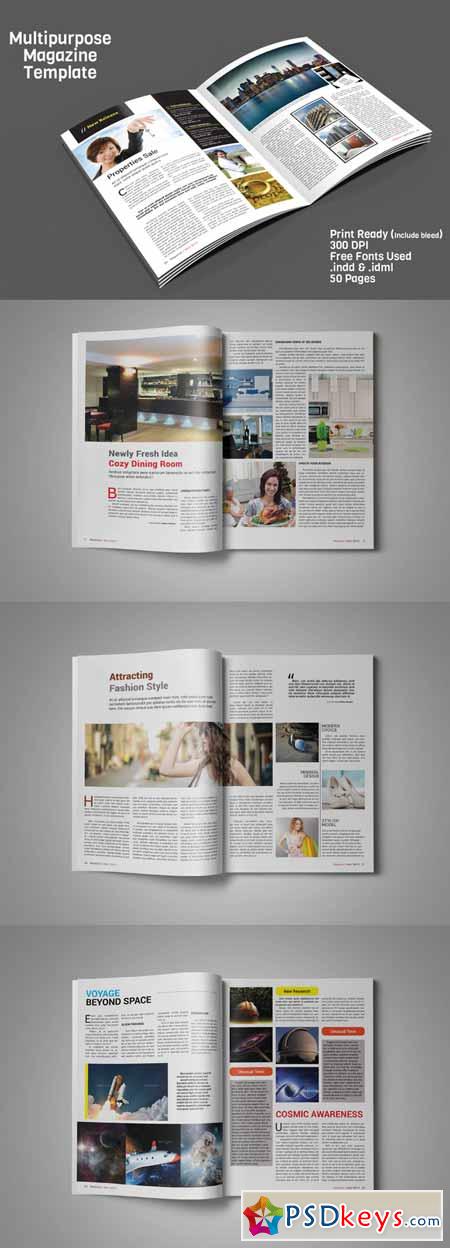 Indesign Magazine Template 248858