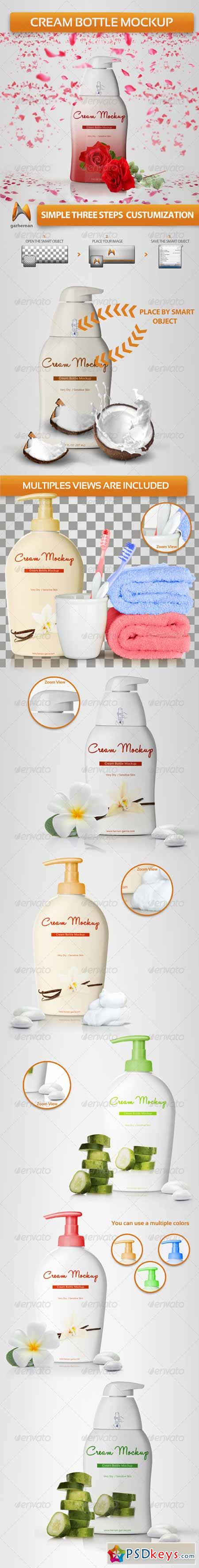 Cream Bottle Mockup 4771829