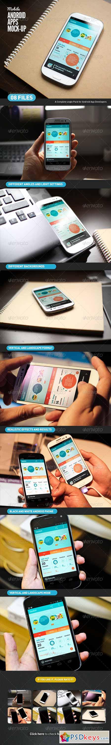 Mobile App Android App Mock-Up 4610575