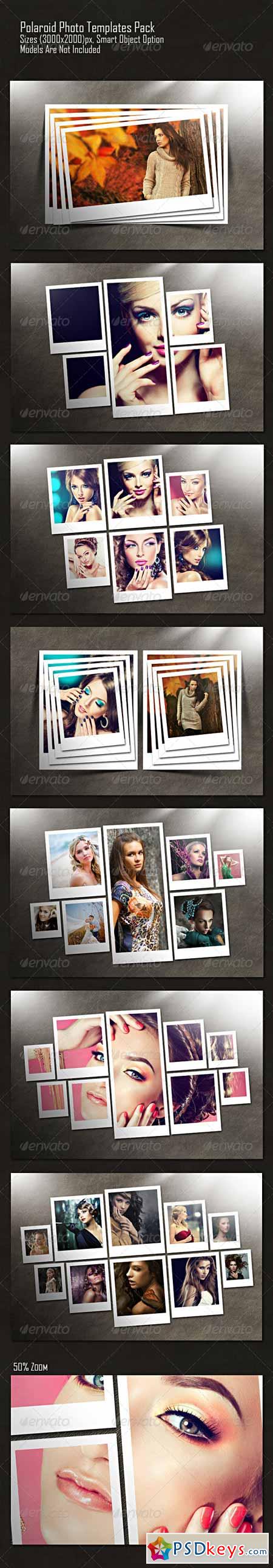 Polaroid Photo Templates Pack 6729414