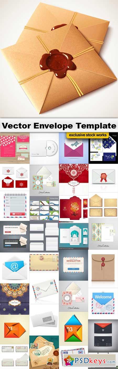 Vector Envelopes Temlates - 33x EPS