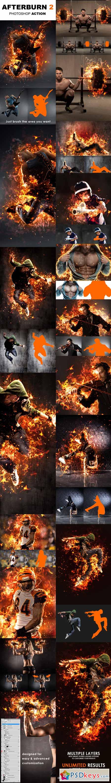 afterburn 2 photoshop action download
