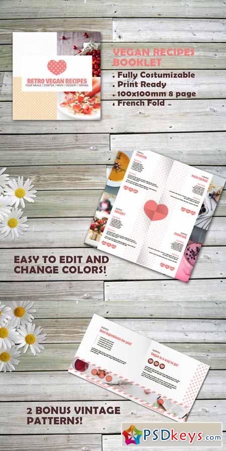 Indesign 8page recipes booklet 261335