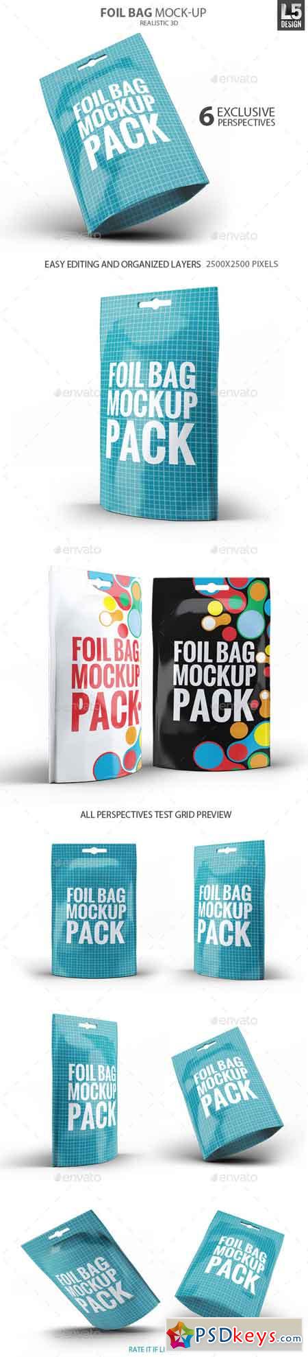 Foil Bag Pack Mock-up 10299253