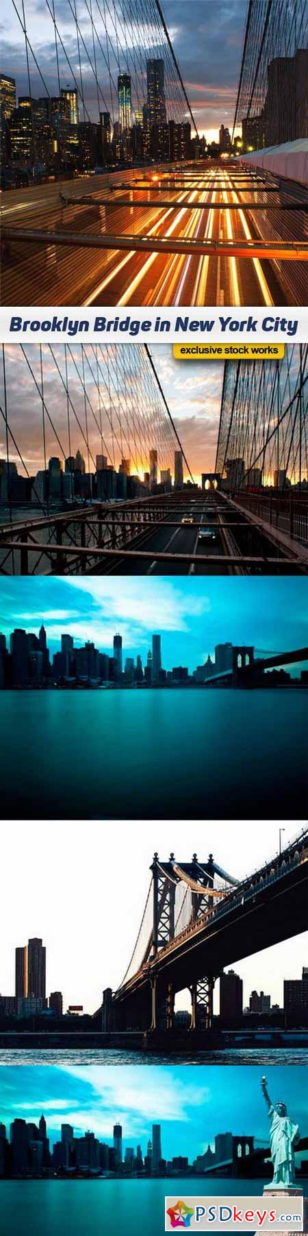 Brooklyn Bridge in New York City - 5 UHQ JPEG
