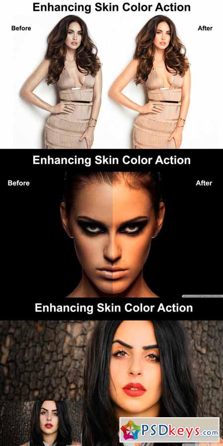 Enhancing Skin Color Action 269337