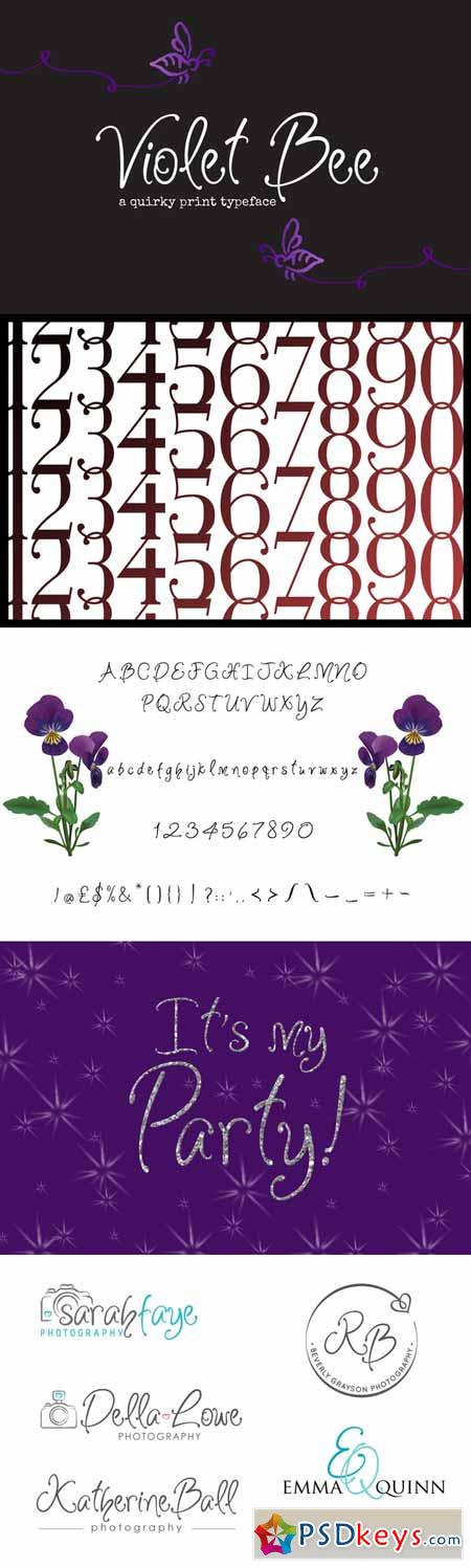 Violet Bee Font 141633