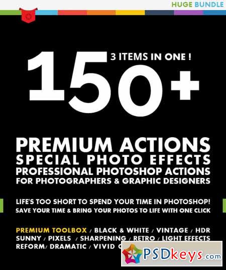 150+ Premium Actions Bundle 11413041