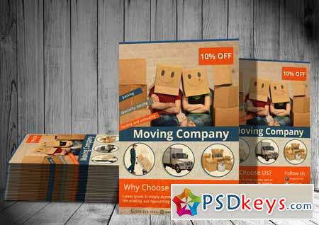 Move My Baggage - PSD flyer 266262
