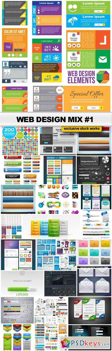 Web Design Mix - 24x EPS