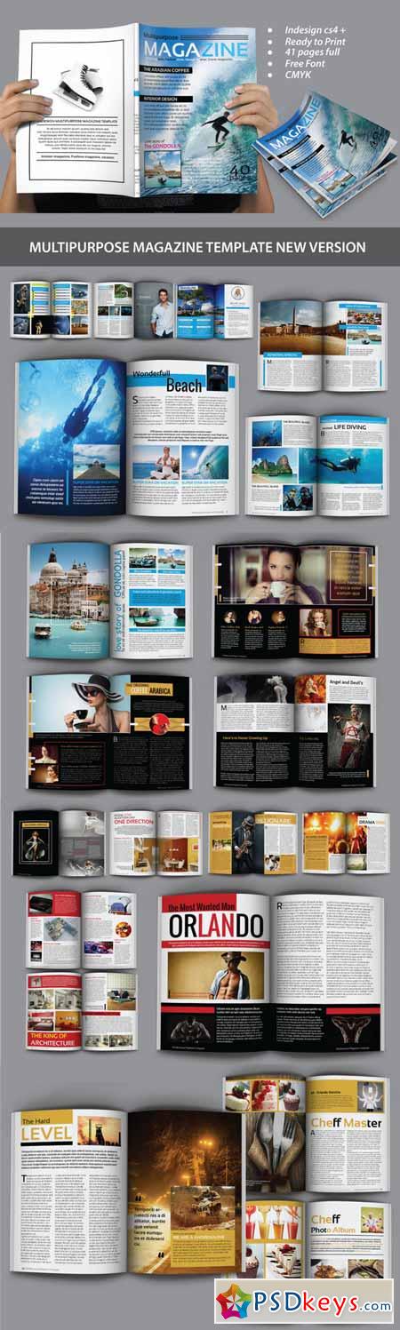 Multipurpose Magazine Template 268563