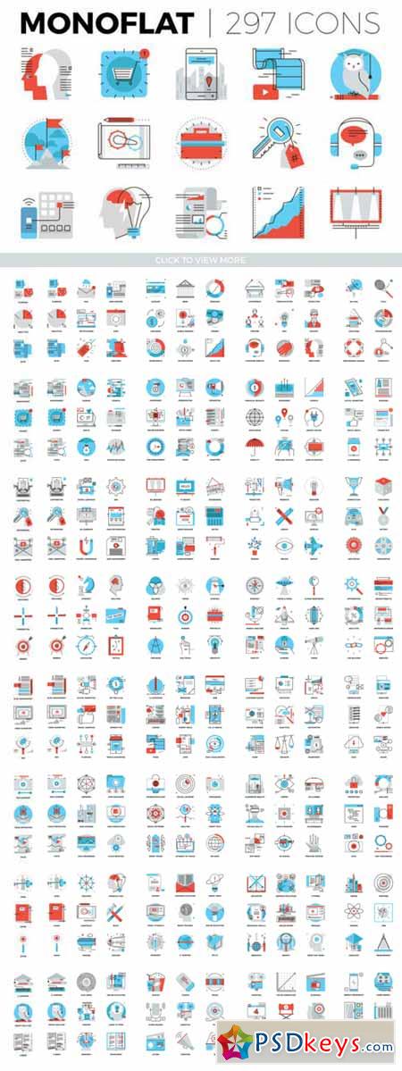 Monoflat Icons Collection 201410