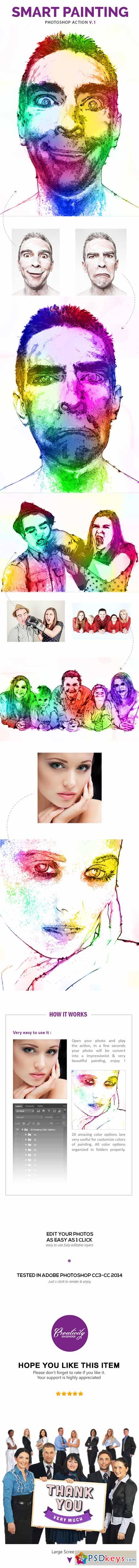 Smart Painting Vol.1 - Photoshop Action 11459711