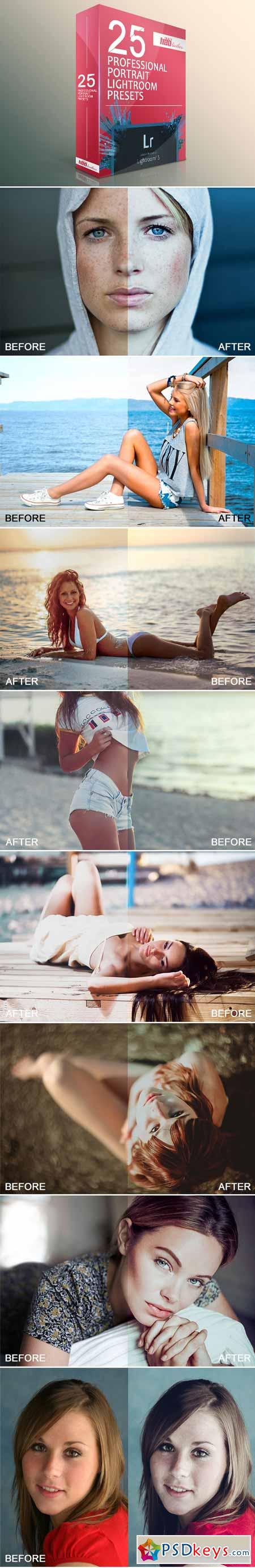 25 Professional Portrait Lightroom Presets 8098144