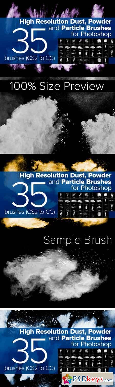 Dust, Powder and Particle Brushes 87666