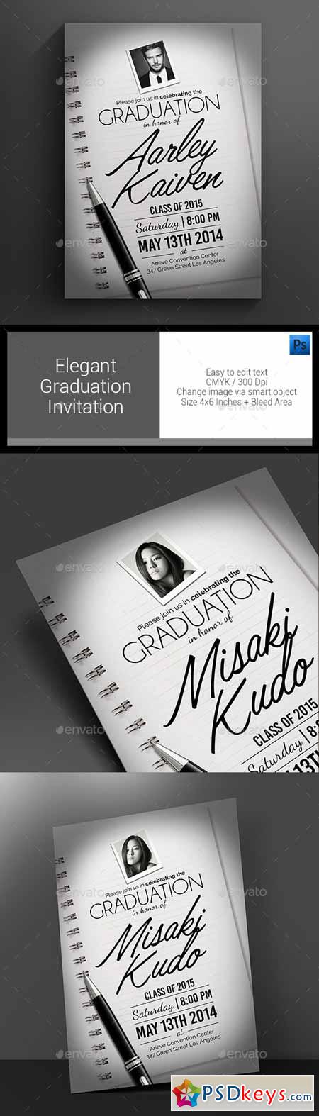 Elegant Graduation Invitation 11384829