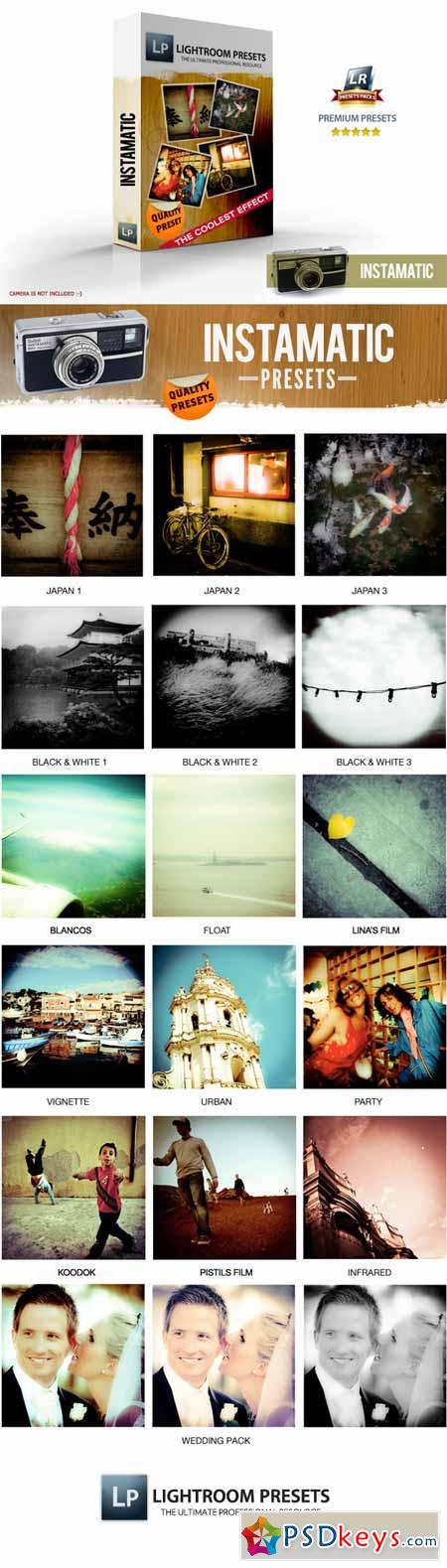 Adobe Lightroom Presets - Instamatic Preset Bundle