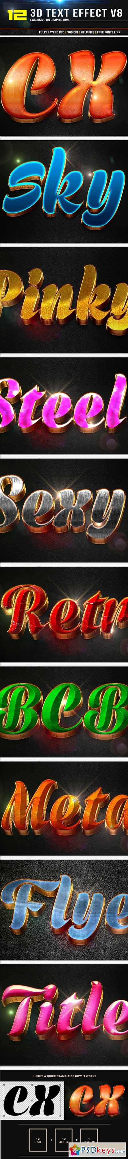 12 3d Text Effect v8 11506467