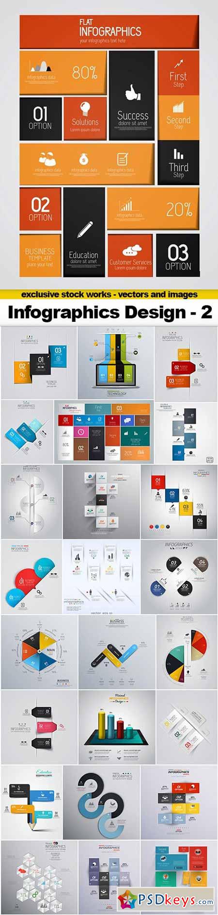 Infographics Design Elements #2 - 25x EPS