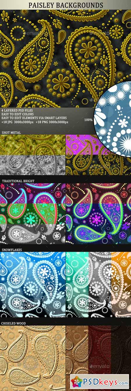Paisley Background Collection 11499712