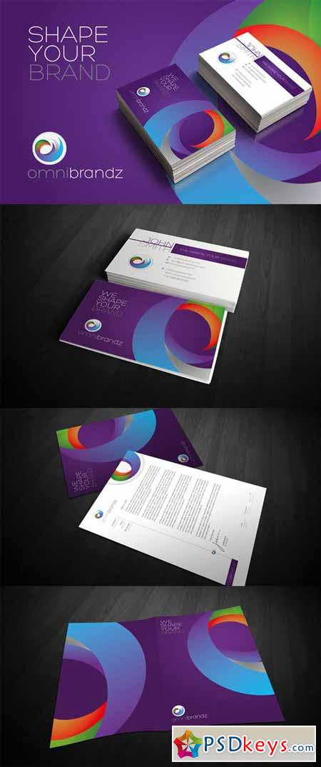 RW Modern Colourful Identity + Logo 59841