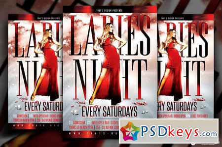 Ladies Night Flyer Poster V2 91982