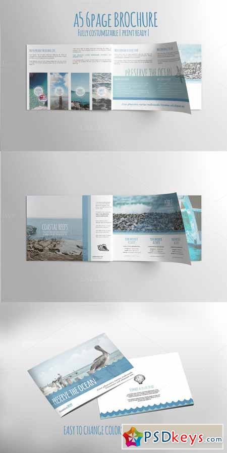 A5 6PAGE Preserve the Ocean Brochure 276948