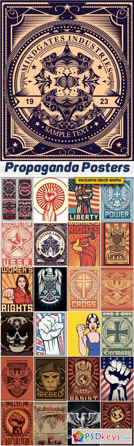 Propaganda Posters - 25x EPS