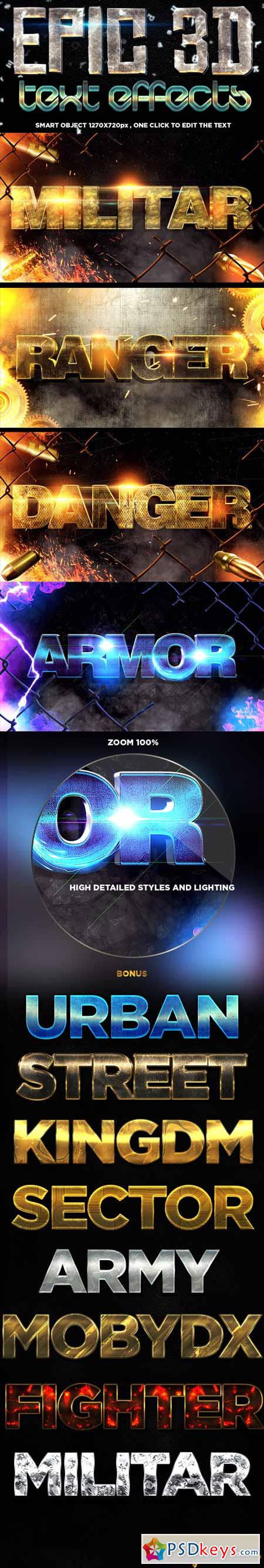 3D Epic Text Effects 11593036