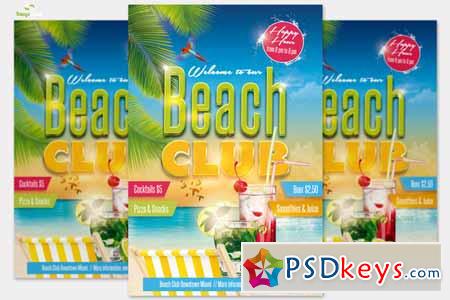 Beach Club Flyer 278279