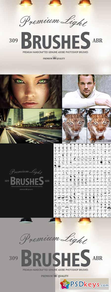 309 Photoshop Light Effect Brushes 64881