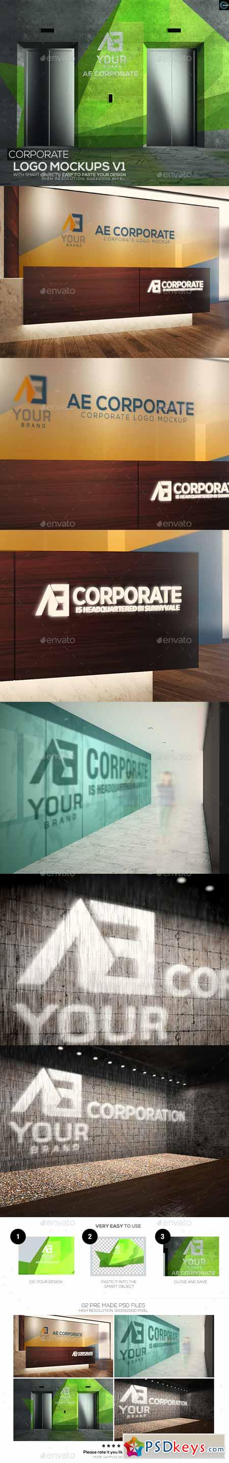 Download Corporate Logo Mockups V1 11609562 Free Download Photoshop Vector Stock Image Via Torrent Zippyshare From Psdkeys Com