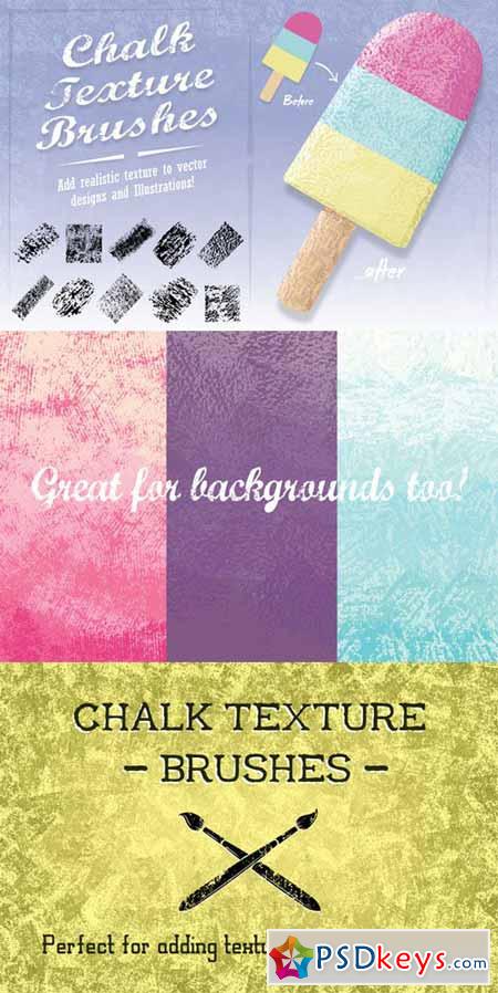 Chalk Texture Brushes 44754