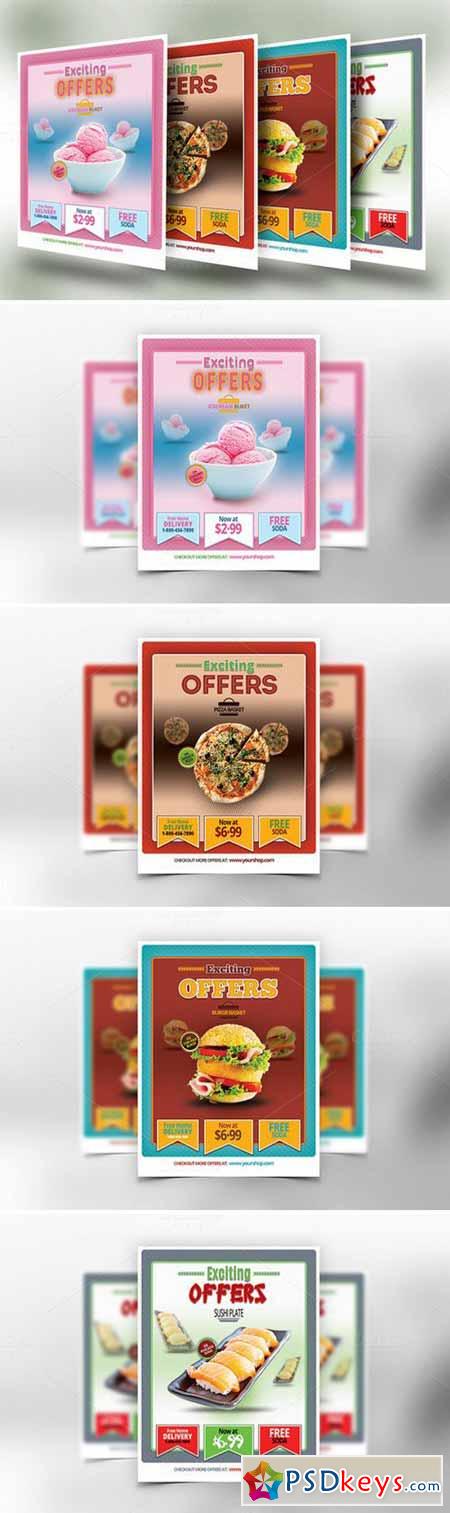 Restaurant Food Offers Flyer or Post 282934