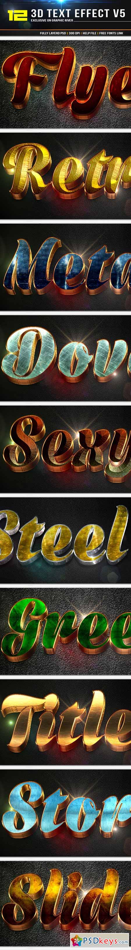 12 3D Text Effect v7 11392155