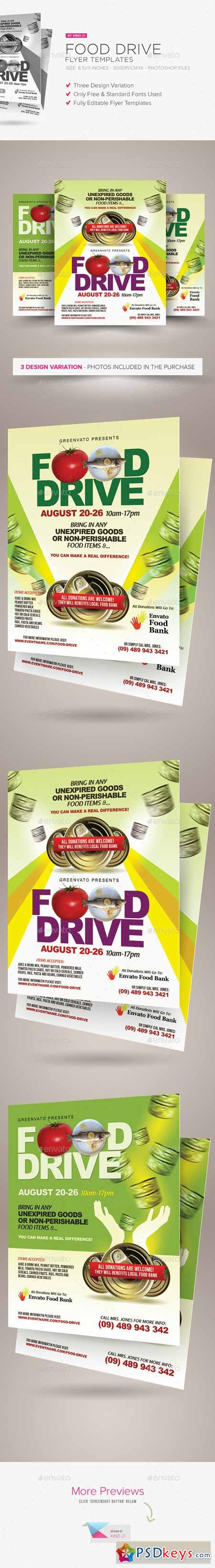 Food Drive Flyer Templates 11493589