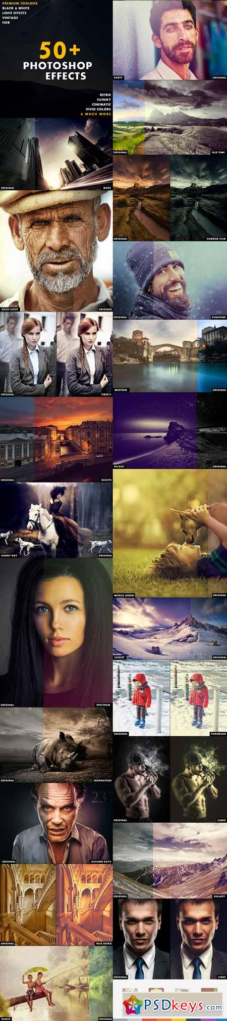 50+ Photoshop Effects 10102349