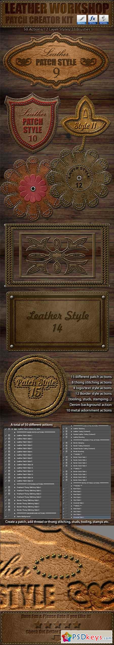 Leather Workshop Patch Creator Kit 11650790