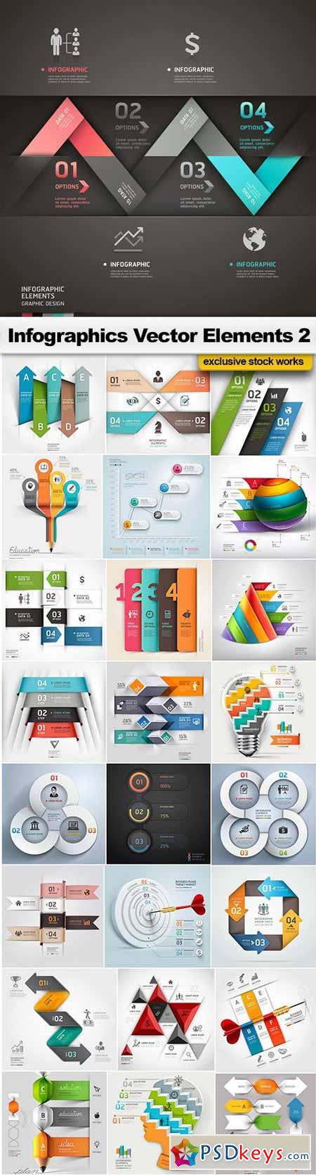 Infographics Vector Elements 2 - 25x EPS