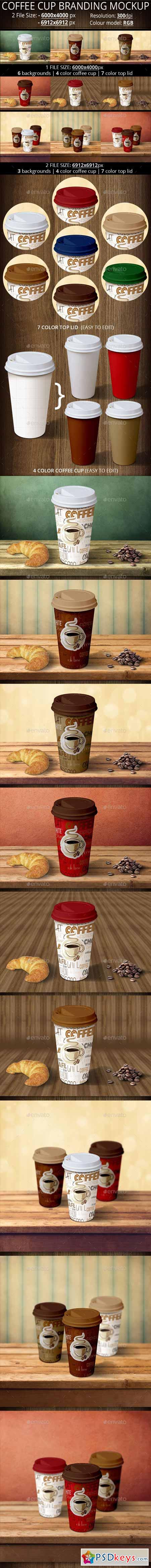 Two Coffee Cup Branding Mockup 11541457