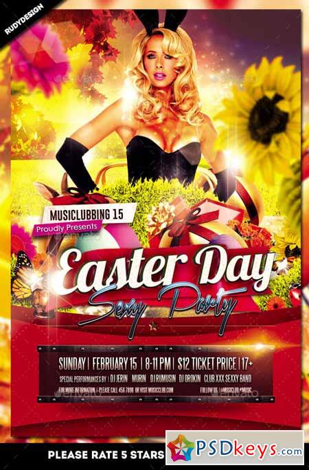 Easter Day Party Flyer 10851918