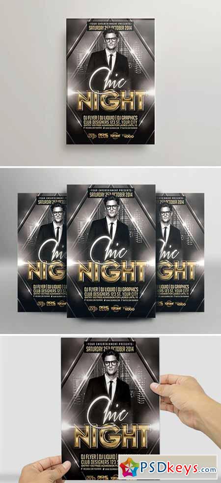 Chic Night Flyer Template