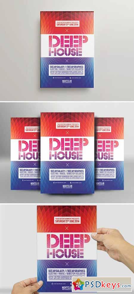 Deep House Flyer Template