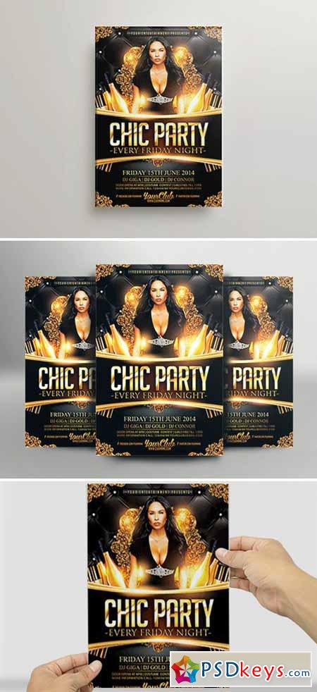Chic Party Flyer TemplatE