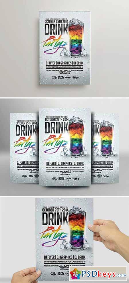 Drink Partyz Flyer Template