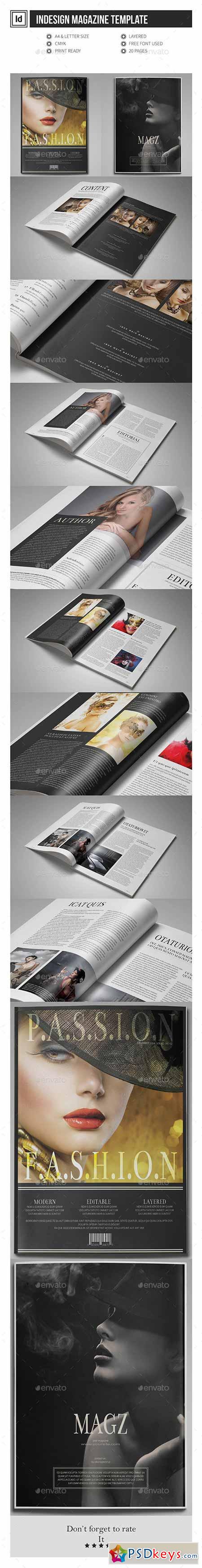 Multipurpose InDesign Magazine Template 11655513