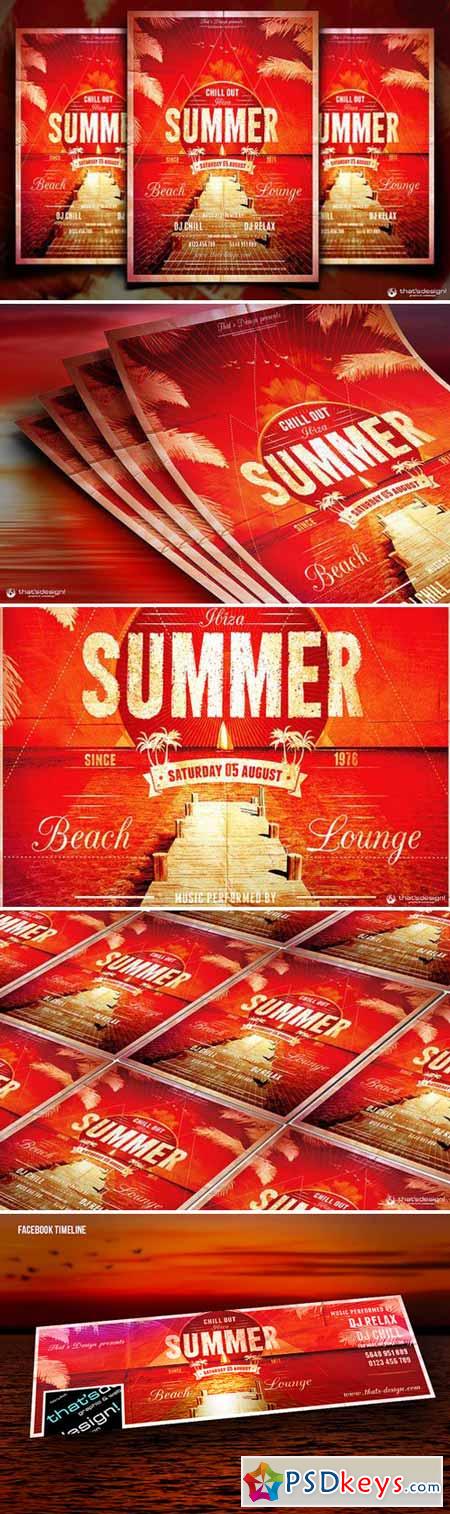 Summer Lounge Flyer Template V1 91166